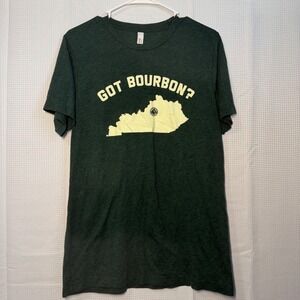 Buffalo Trace Got Bourbon Kentucky Bourbon Whiskey Mens M Green Graphic Tee
